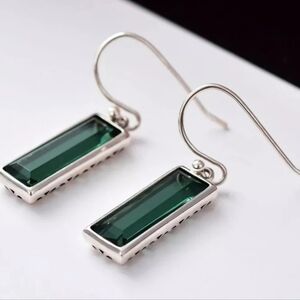Emerald Green colored Earrings